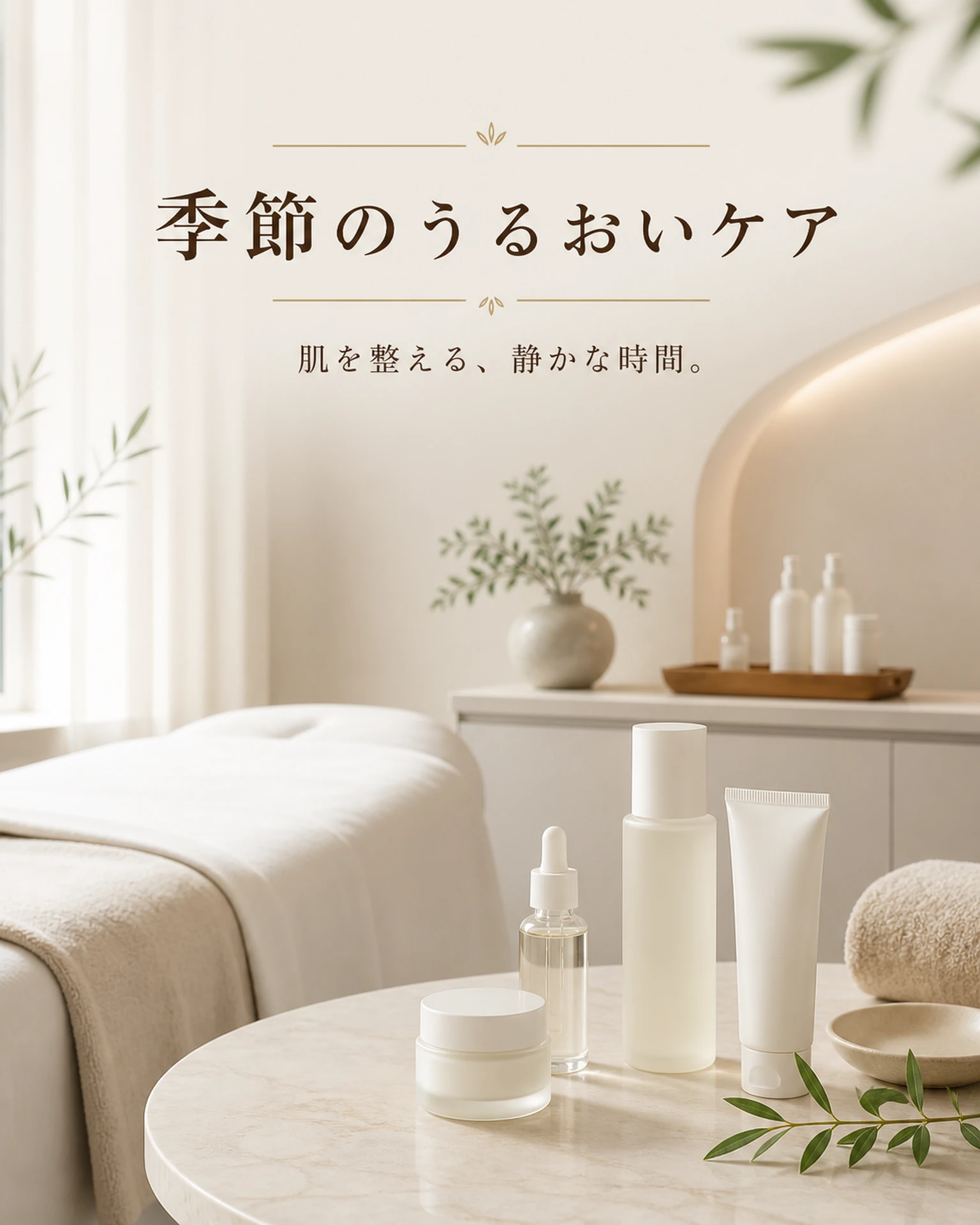 Beauty & salons marketing material example