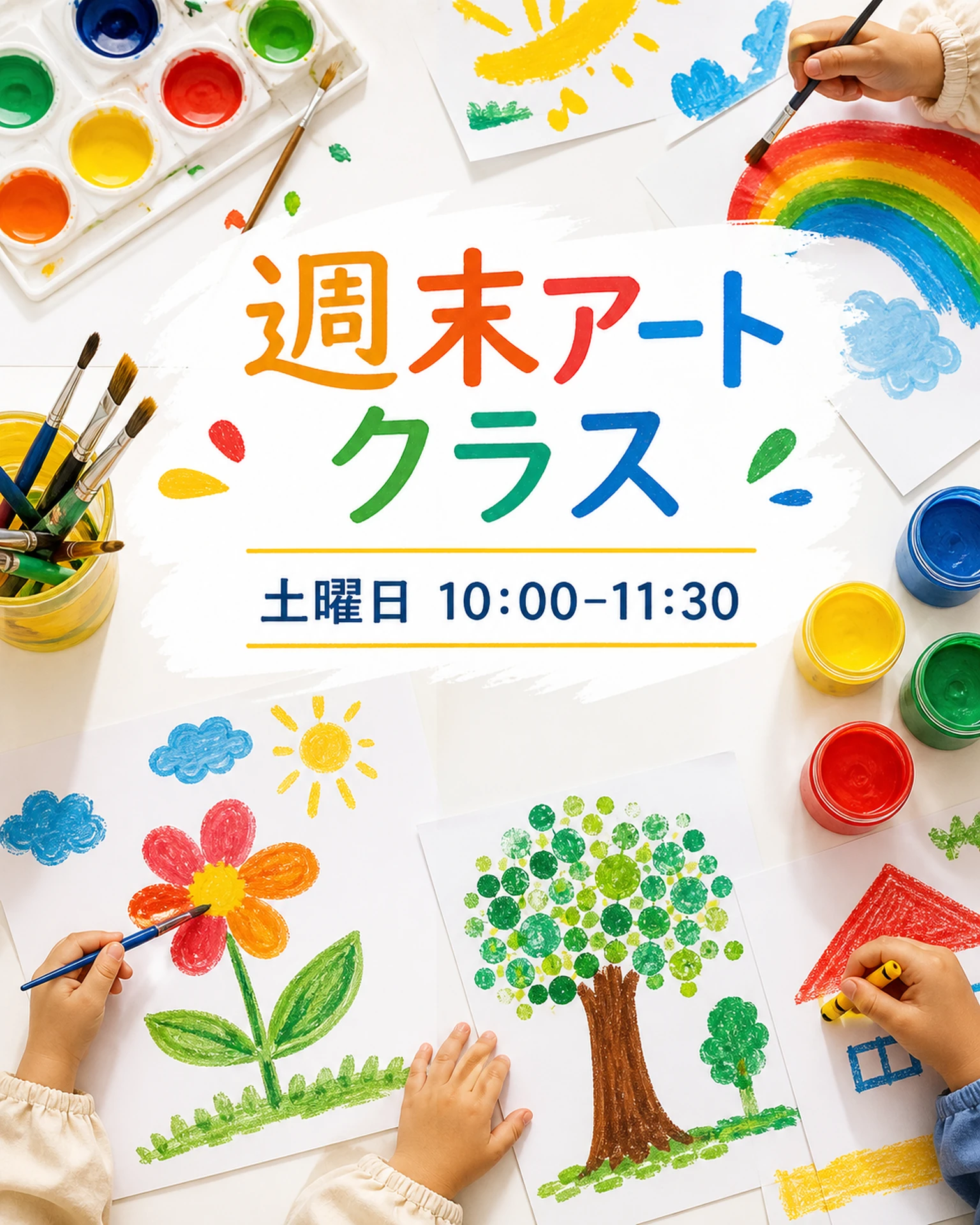 Classes & schools向けの完成販促物サンプル2