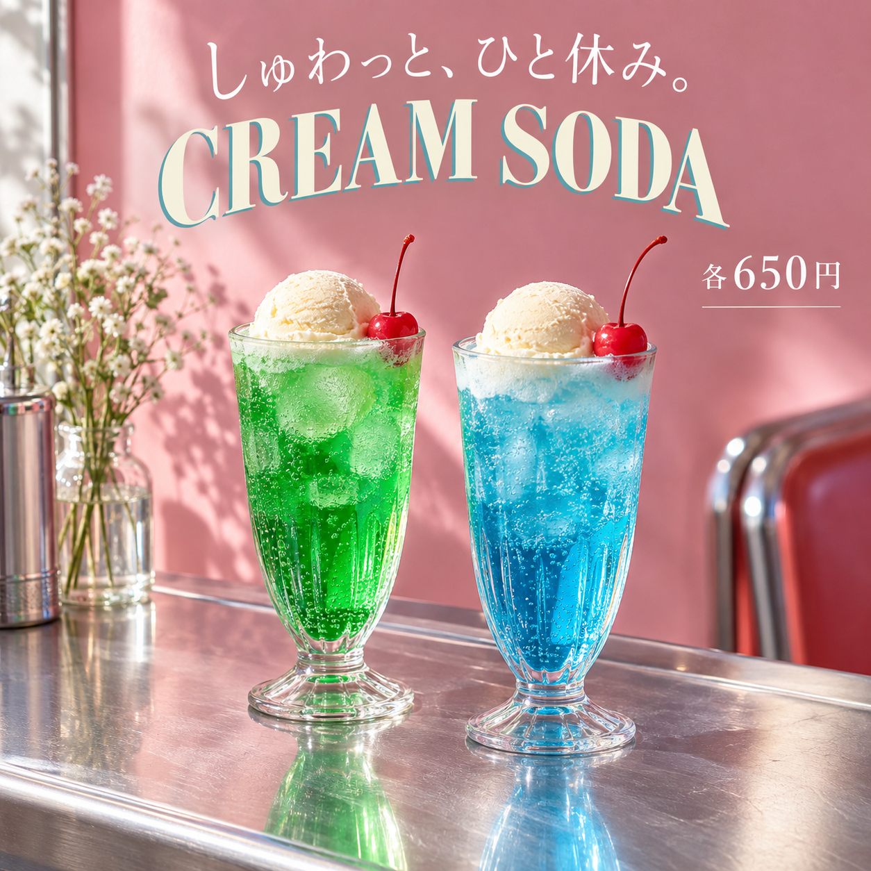 SNS投稿 SNS: SNS カフェ・花・旅｜クリームソーダ