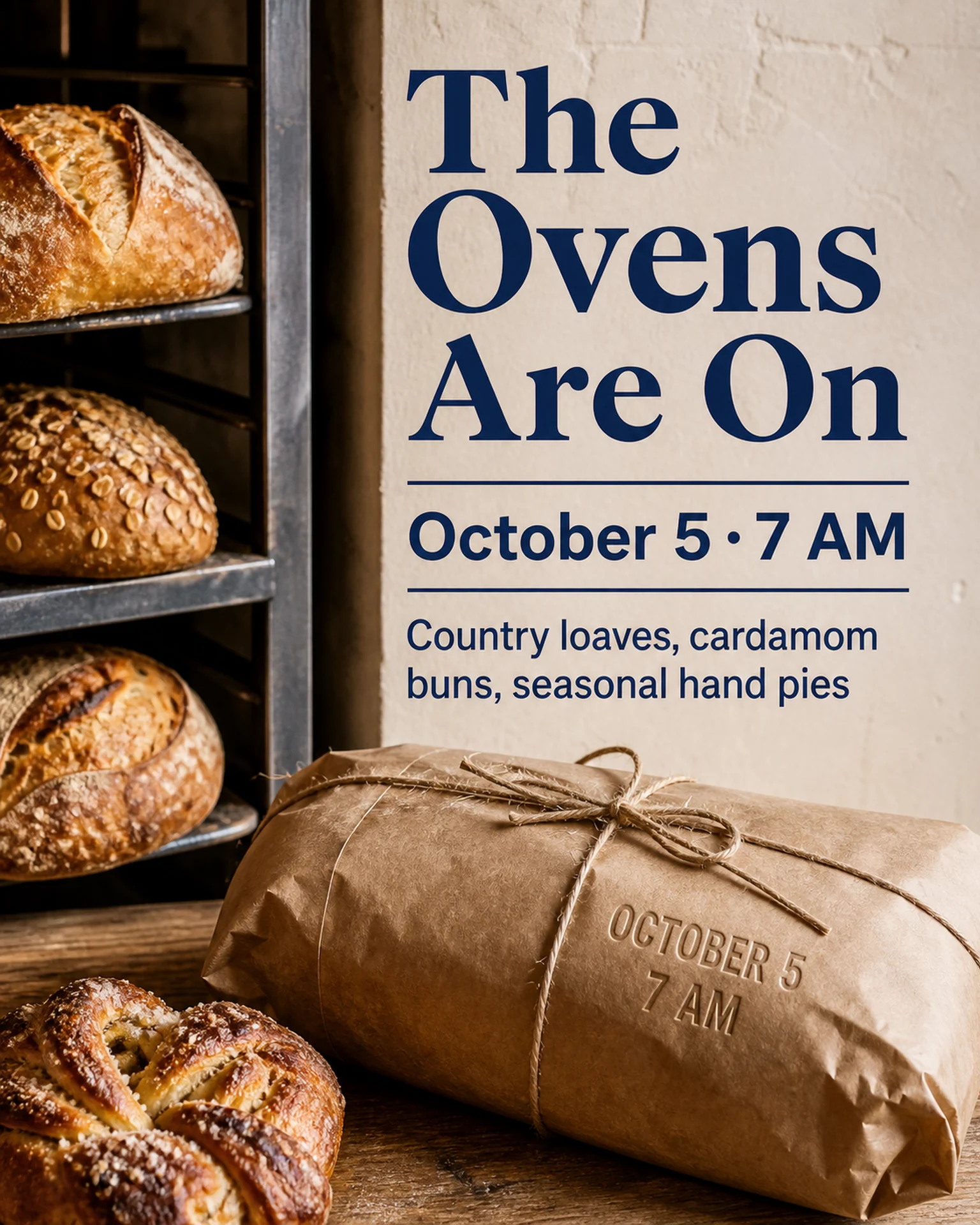 Restaurants Announcement: Blue bakery-opening announcement