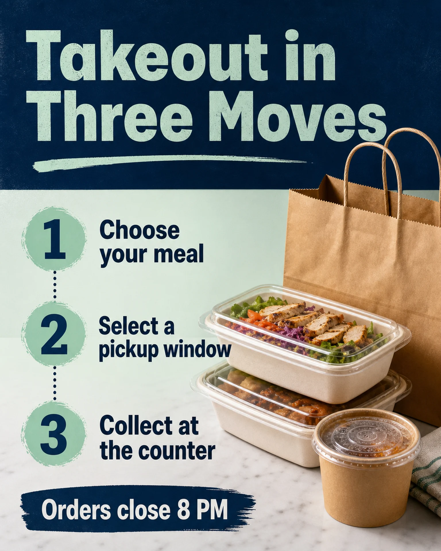 Restaurants Guide: Takeout collection steps
