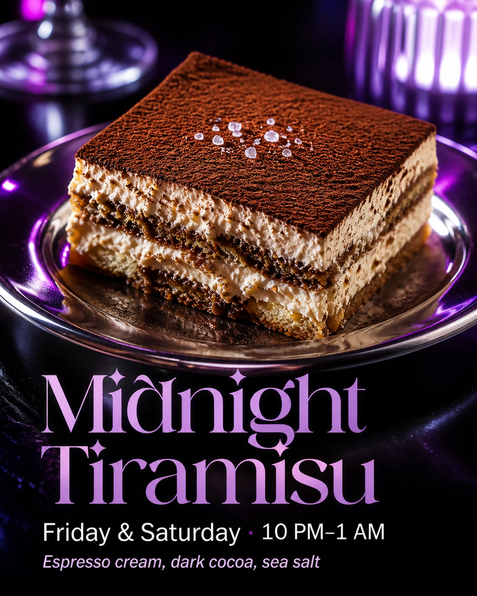 Late-night tiramisu notice