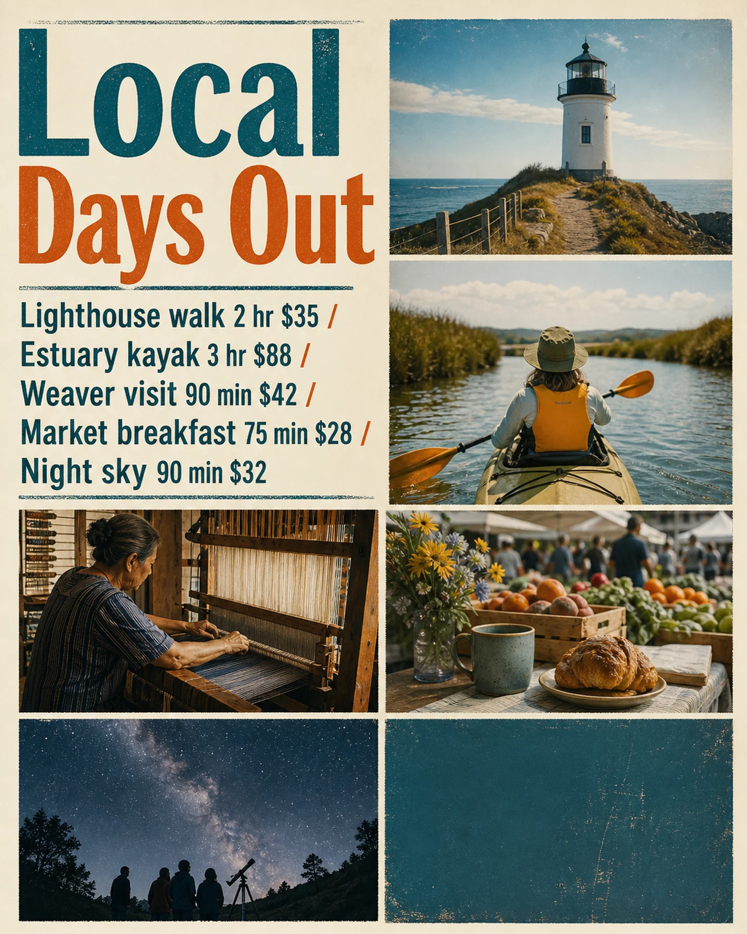 English template reference for create a local experience poster