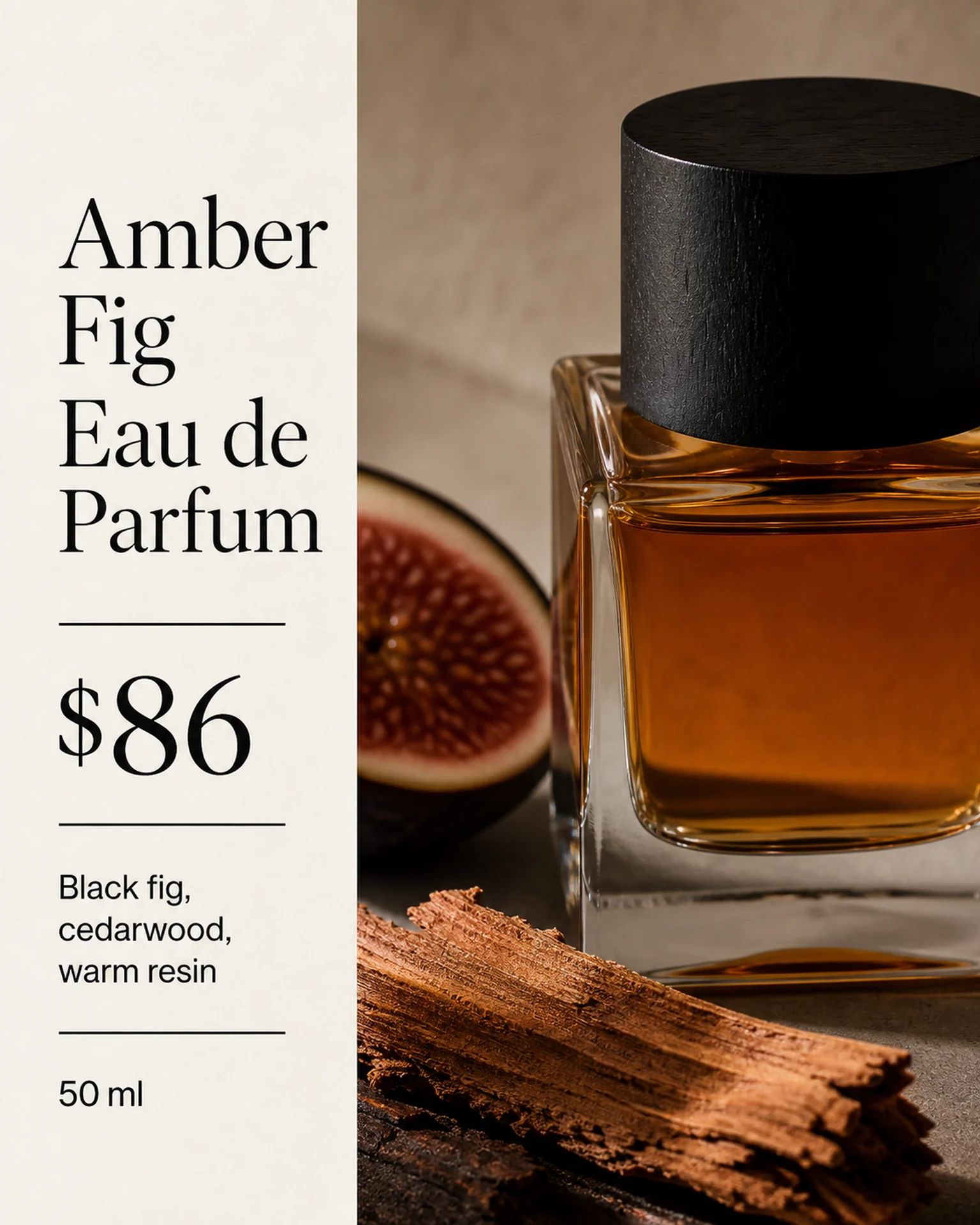 Independent fragrance atelier, a Retail marketing template