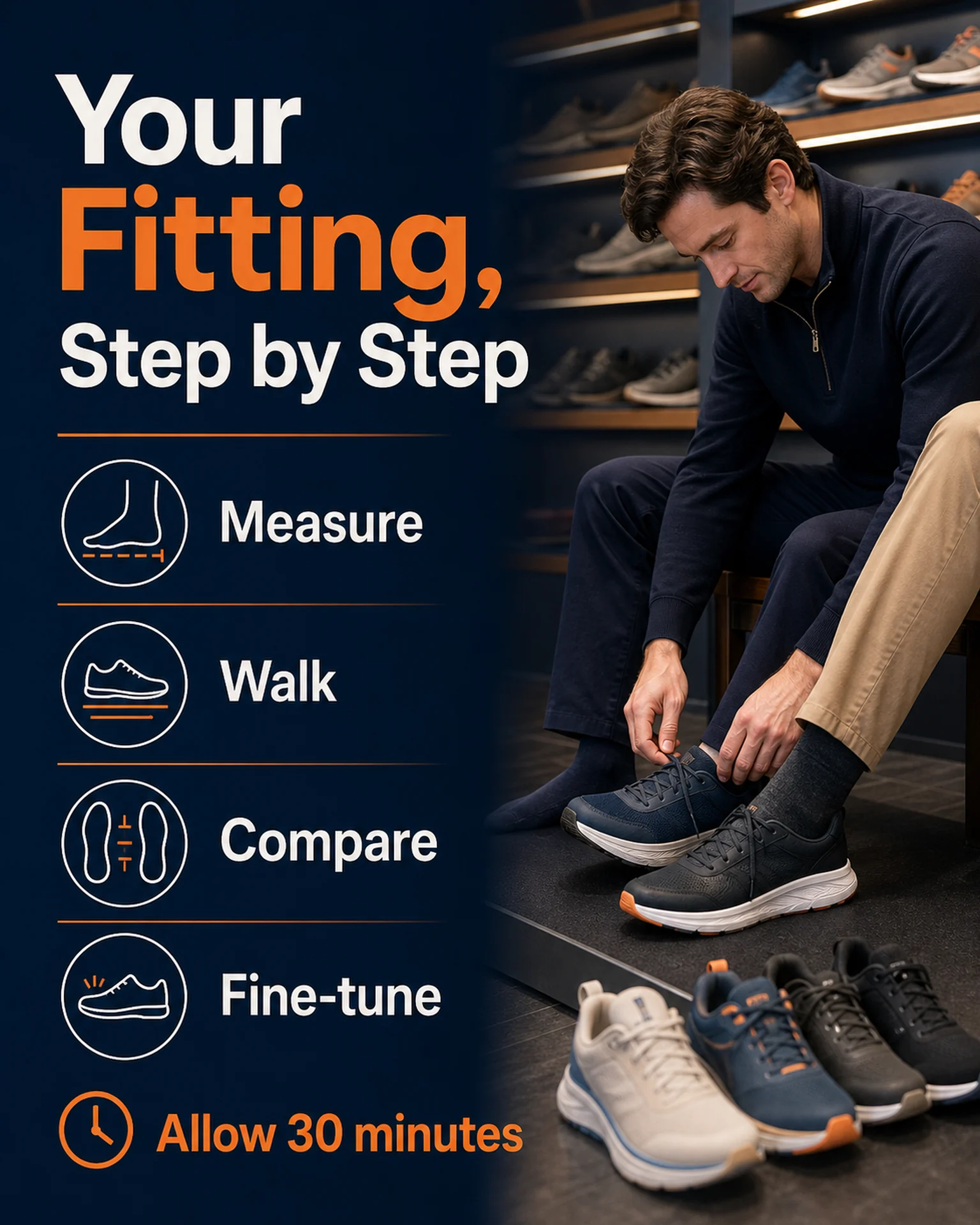 Retail Guide: Shoe-fitting illustrated guide