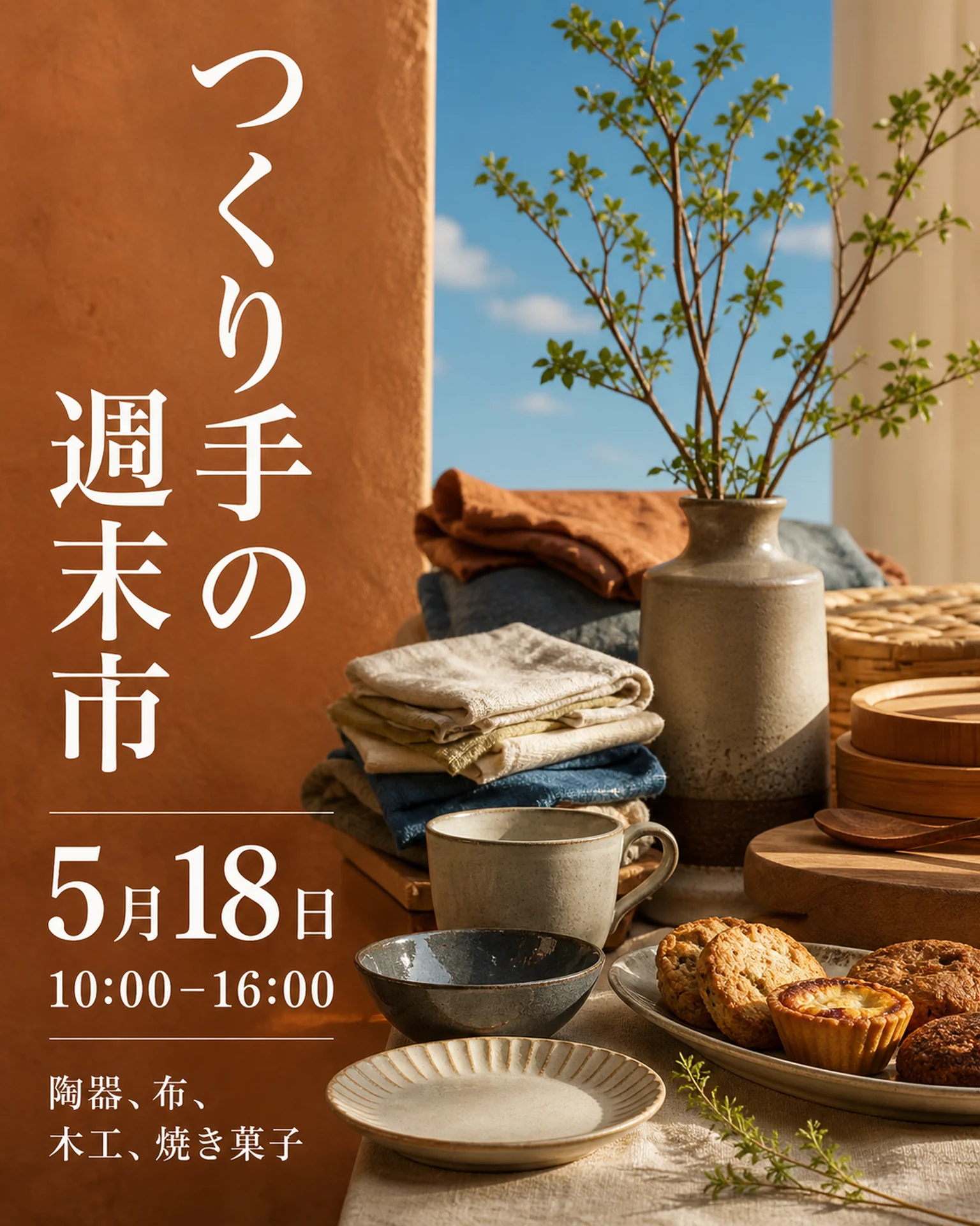 小売店の試食会案内を作成の構成を参考にする日本語テンプレート